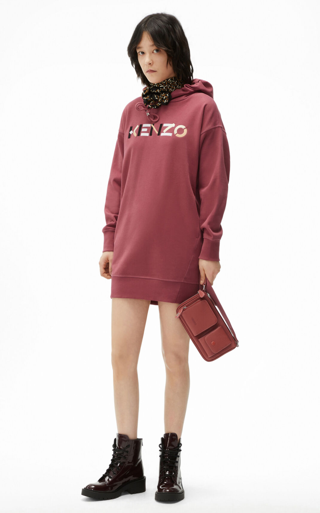 Kenzo logo sweater ワンピース レディース 黒 - BYXTLS587